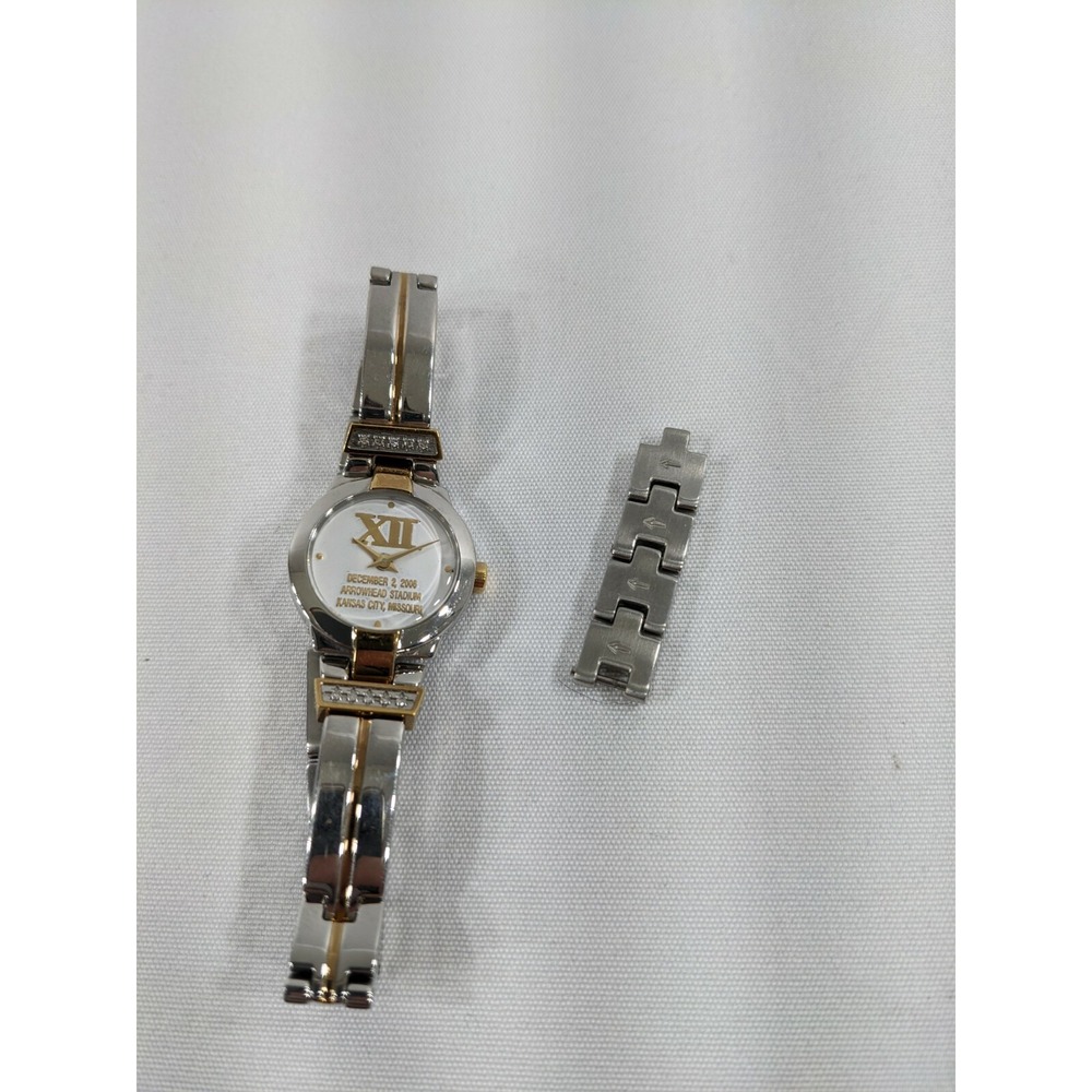 Womens Seiko Big 12 Arrowhead Oklahoma Sooners 2008β Championship Players Watch